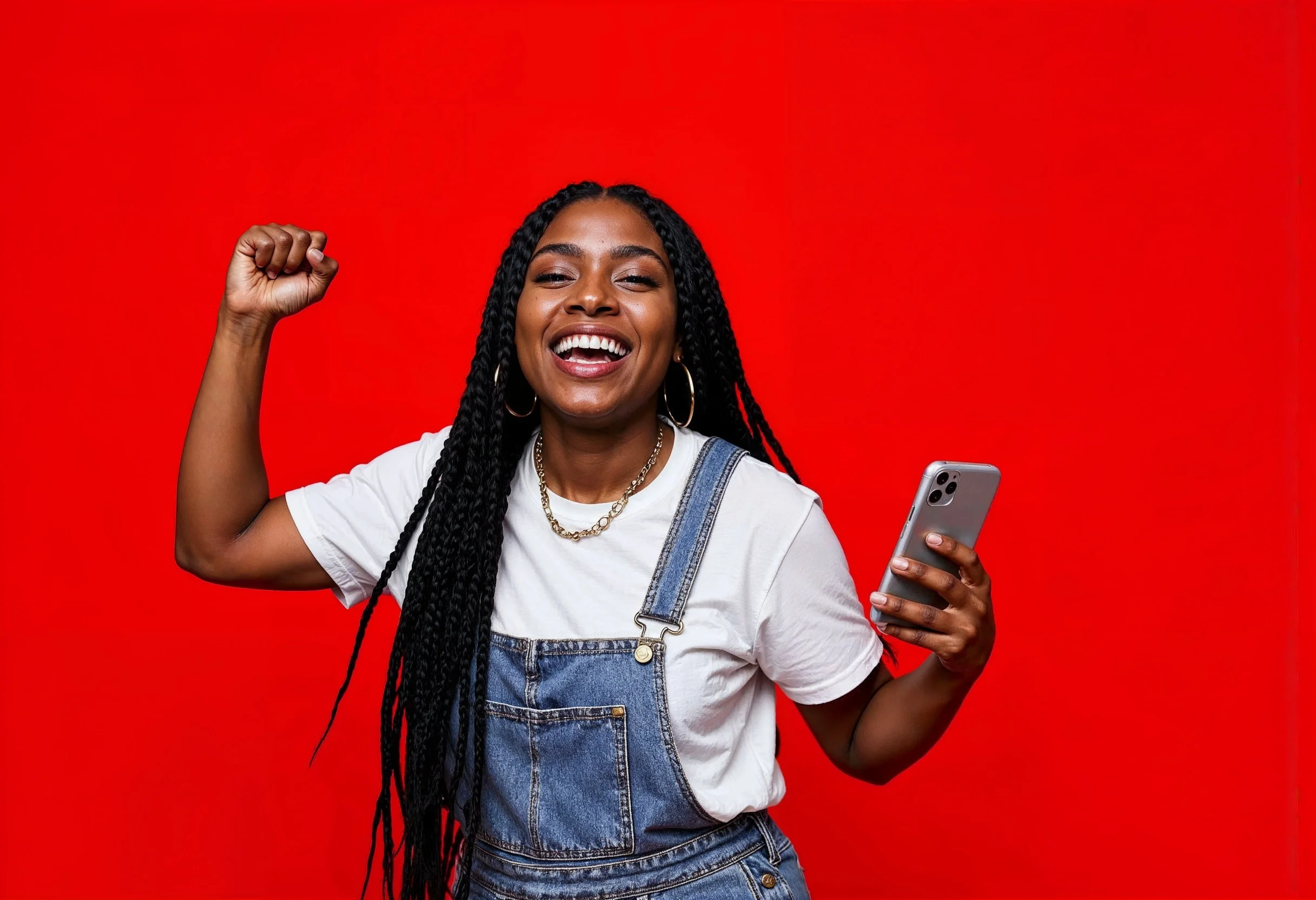 happy data reseller lady